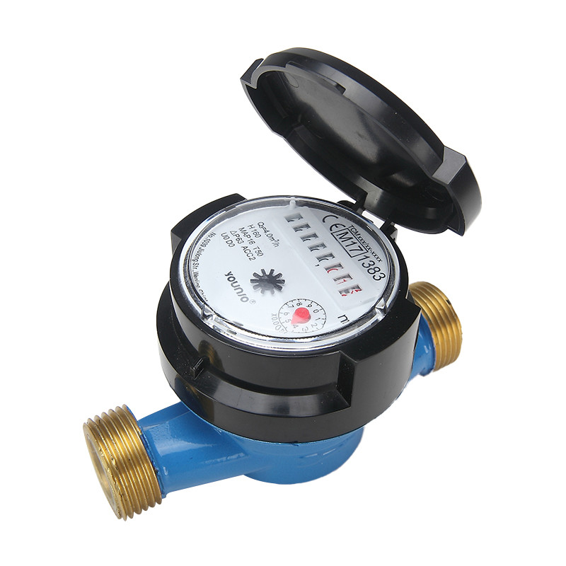 Meteran Air Tipe Jet Kering Tunggal (dengan register kaca tembaga)